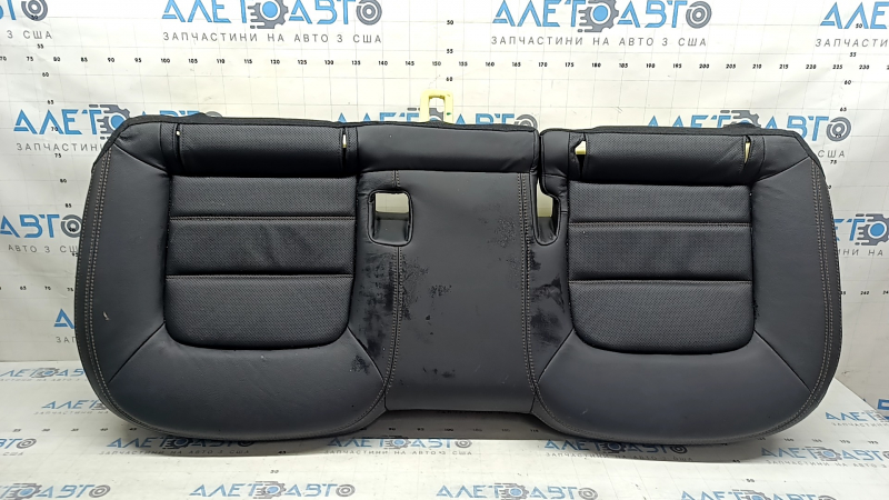 Подушка заднего ряда сидений 2 ряд Mazda CX-5 23-25 кожа черная с перфорацией, с коричневой строчкой, под чистку