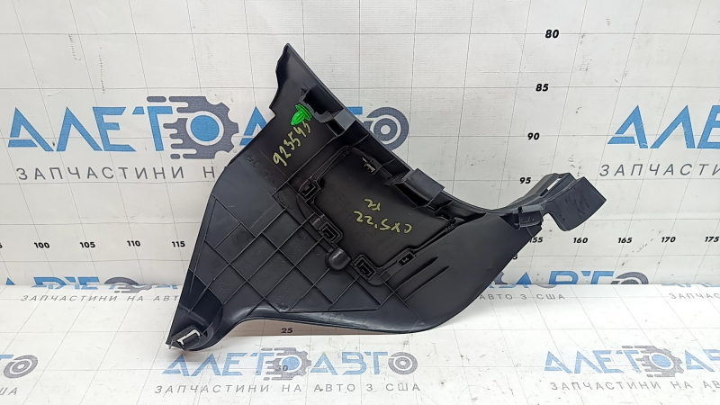 Накладка передней стойки нижняя левая Mazda CX-5 17-25 черная, с накладкой, царапины