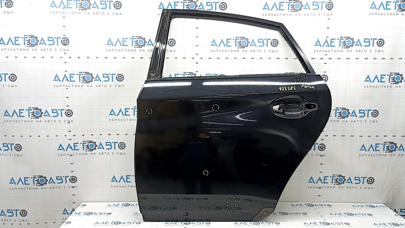 Дверь голая задняя левая Toyota Prius 30 10-15 черный 202, вмятины, тычки