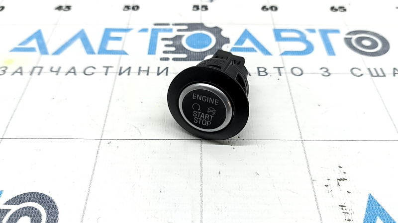 Кнопка start-stop Ford Escape MK3 13-19 с черной накладкой