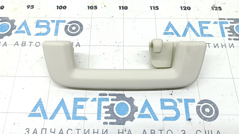 Ручка потолка задняя правая Ford Escape MK3 13-19 серая, сломано крепление заглушки