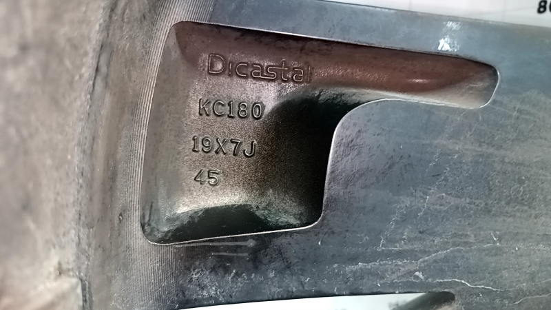 Диск колесный R19 x 7J ET45 5x114.3 Mazda CX-5 22-24 черный с хромом, тип 2, бордюрка