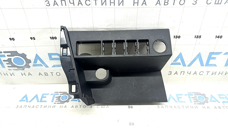 Накладка передней панели центральная нижняя Toyota Rav4 16-18 черная, hybrid