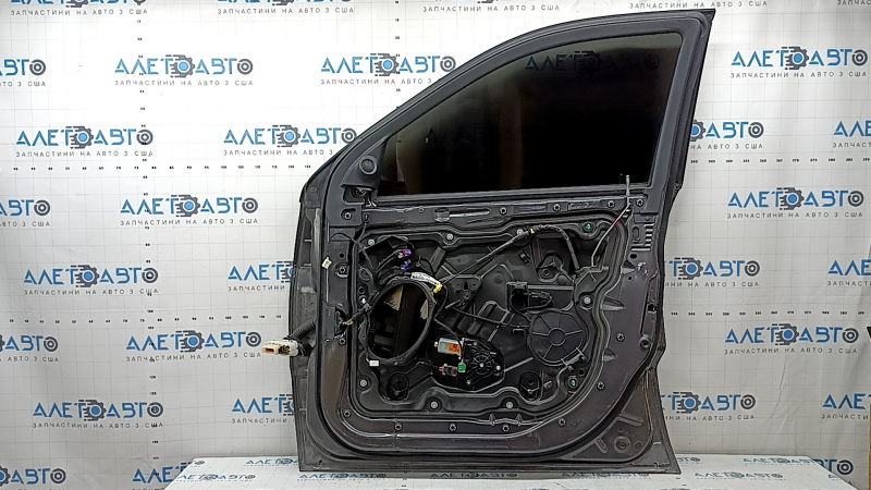 Дверь в сборе передняя правая Jeep Grand Cherokee WK2 11-21 keyless. стекло триплекс, Trailhawk, графит PAU, тычки