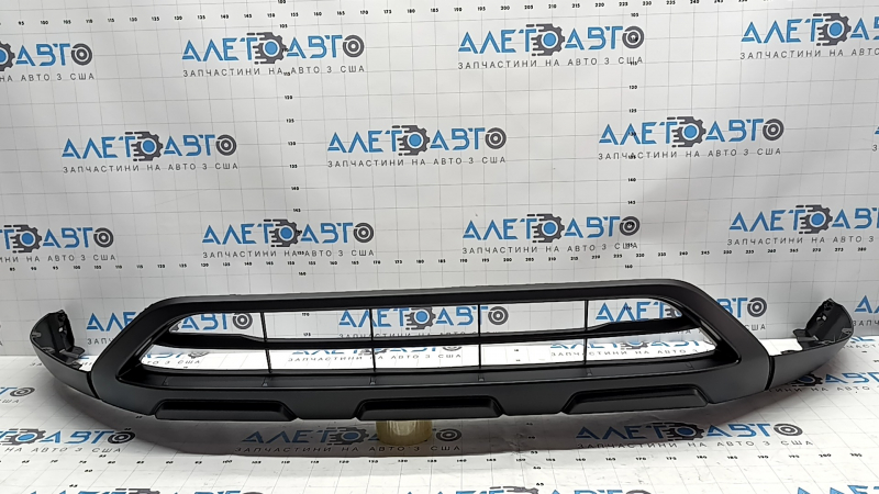 Губа переднего бампера Mitsubishi Outlander 22-26 черная
