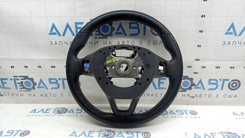 Руль голый Honda Insight 19-22 кожа черный, с задней и верхней накладкой, царапины, тычки