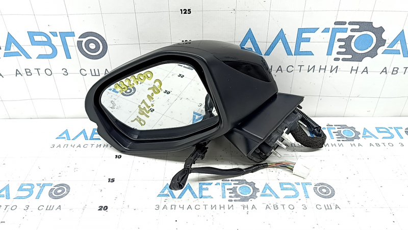 Зеркало боковое левое в сборе Honda CRV 23-26 8 пинов, поворотник. подогрев, BSM, черное
