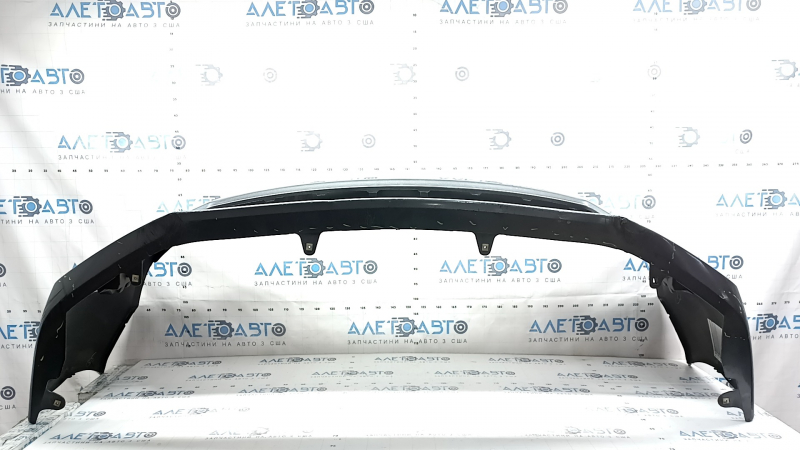Бампер передний голый Toyota Camry v50 12-14 usa LE XLE, графит, сколы, царапины, надломаны крепления, прижат, надрыв