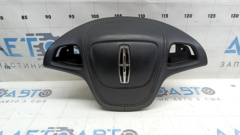 Подушка безопасности airbag в руль водительская Lincoln MKZ 17-20 черная, царапины