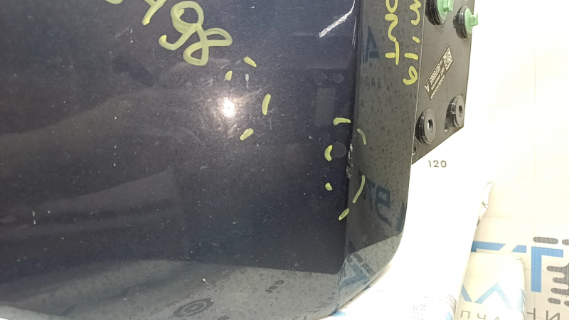 Бампер передний верхняя часть Jeep Renegade 19-23 синий 263, царапины