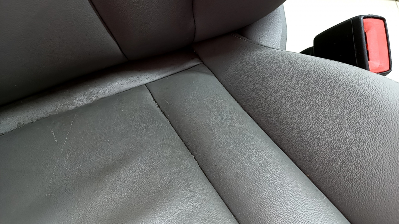 Пассажирское сидение Audi Q7 20-24 кожа серая, c airbag, подогрев, электро, царапины, под химчистку
