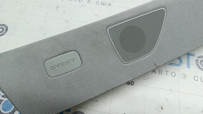 Накладка передней стойки правая Audi Q7 16-24 Bang and Olufsen, серая, под химчистку