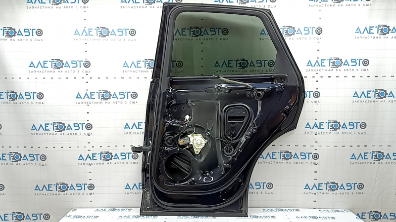 Дверь в сборе задняя правая Audi Q5 80A 18-25 keyless, тонировка, синий LX5R, царапины на стекле, тычки