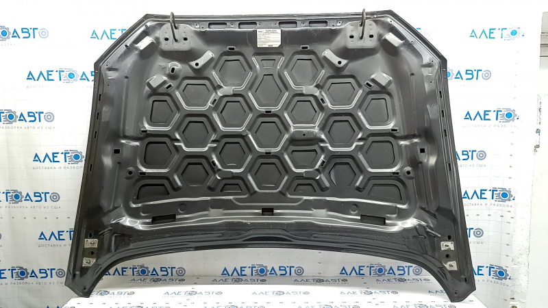 Капот голый Ford Fusion mk5 13-20 алюминий, графит J7, тычки
