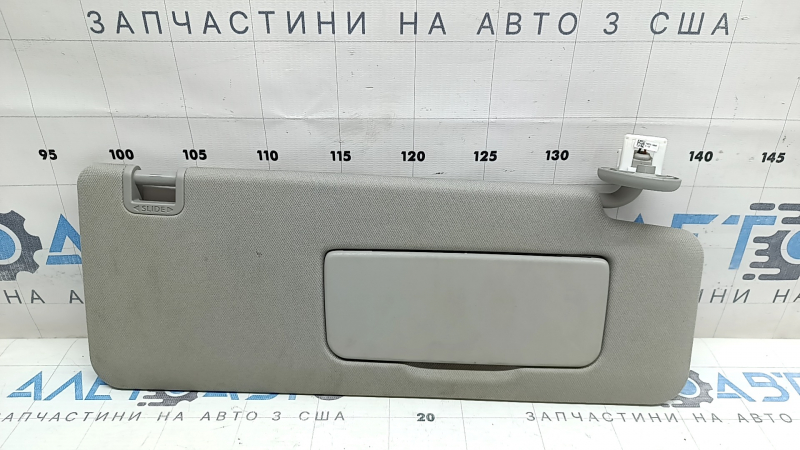 Козырек правый Toyota Sienna 21-26 серый, с подсветкой, без крючка, под химчистку