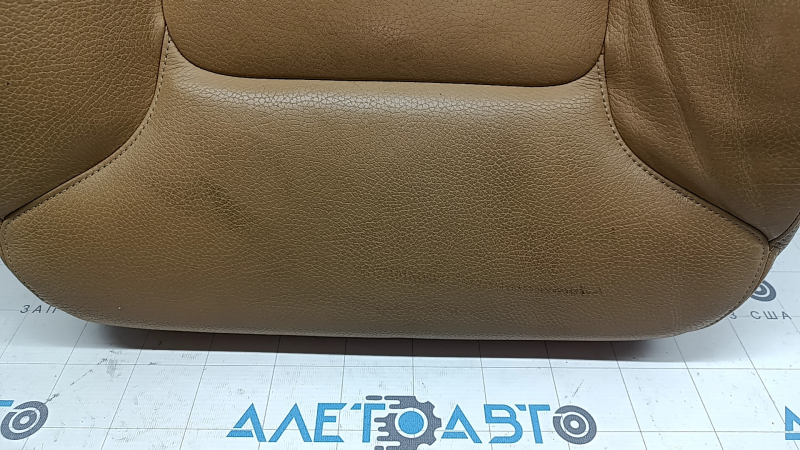 Обшивка подушки водительского сидения Volvo XC90 16-17 кожа бежевая, подогрев, под химчистку