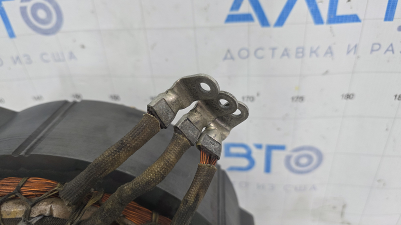 Электродвигатель АКПП Lexus RX400h 06-09 вариатор P310 CVT задний, надрыв изоляции, примяты пластины