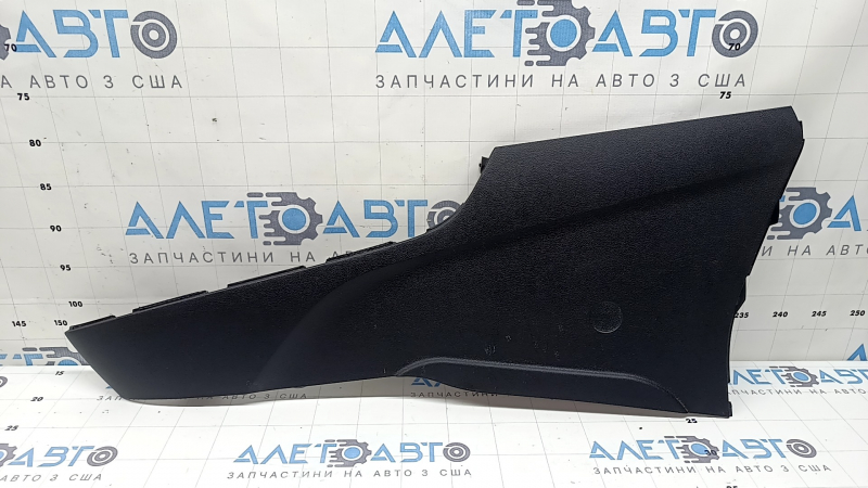 Накладка центральной консоли боковая левая Toyota Prius 50 16-20 черная, царапины