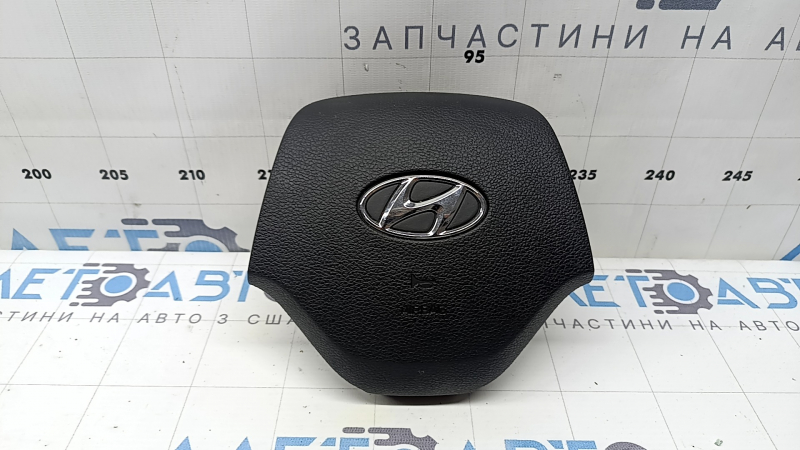 Подушка безопасности airbag в руль водительская Hyundai Tucson 16-21 черная
