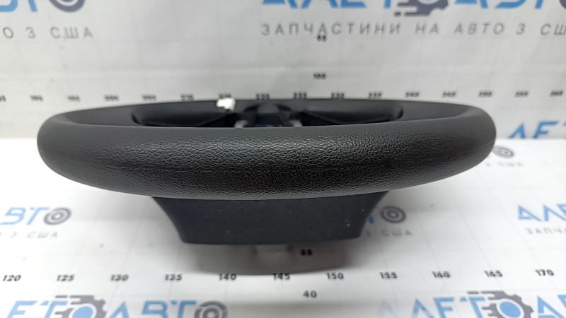 Руль голый Hyundai Tucson 19-21 резина черная, без кнопок, с накладкой, царапины