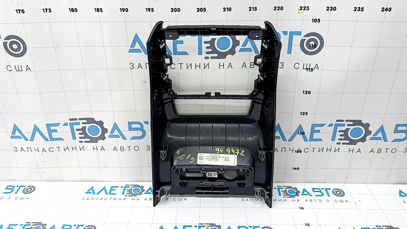 Накладка центральной консоли задняя BMW X7 G07 19-26 Schwarz под 7 мест, две части, потерта