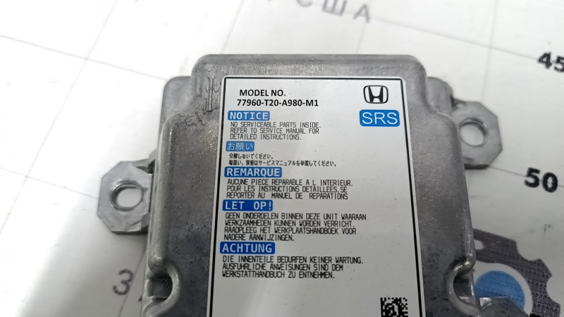 Модуль srs airbag компьютер подушек безопасности Honda Civic XI FE/FL 22-24 4d