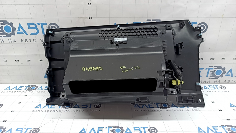 Перчаточный ящик, бардачок в сборе Honda Civic XI FE/FL 22-26 черный, царапины, под химчистку