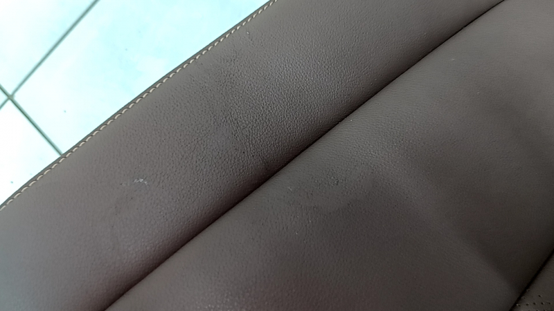 Задний ряд сидений 3 ряд BMW X7 G07 19-22 электрический, подогрев, кожа, коричневое Coffee, Komfort, трещины, оплавлена кожа, царапины