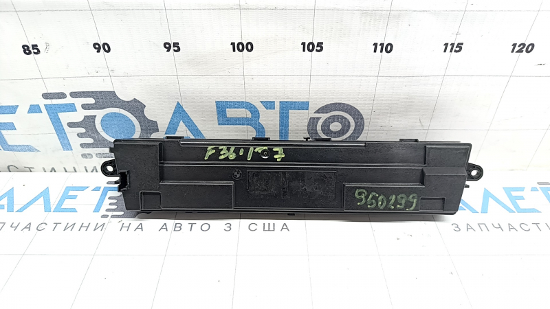 Управление климат-контролем BMW 4 F32/33/36 16-20 dual zone с подогревом сидений, хром обрамление, потерт экран