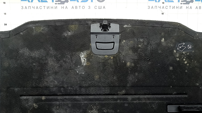 Пол багажника BMW X3 G01 18-21 под направляющие, с креплениями и ручкой, черный, под химчистку
