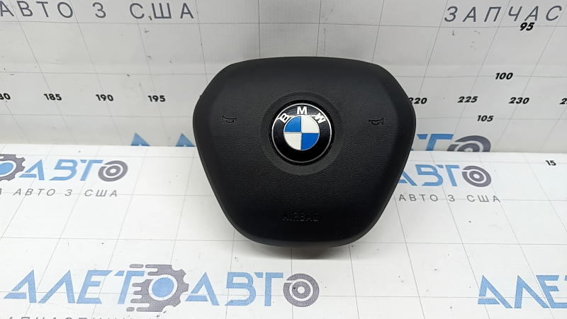 Подушка безопасности airbag в руль водительская BMW X3 G01 18-24 черная тип 1, царапины, ржавый пирапатрон