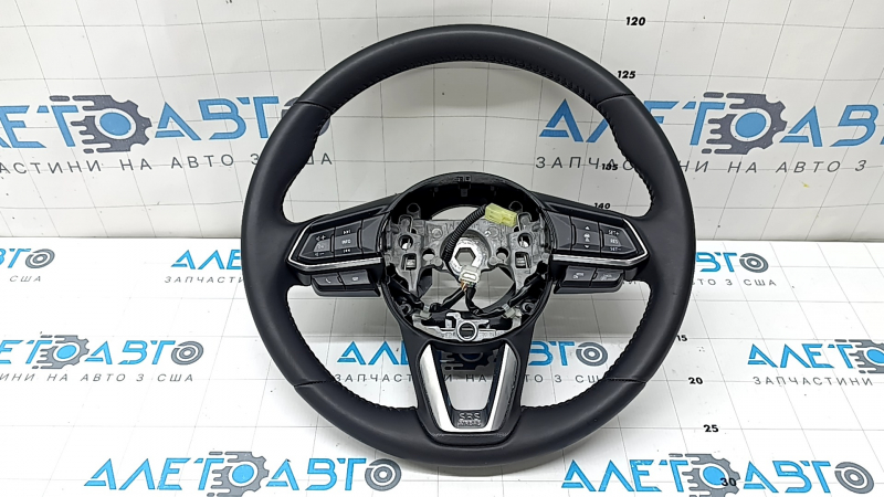 Руль голый Mazda 6 17-21 кожа черная, с задней накладкой и кнопками под радар, царапины