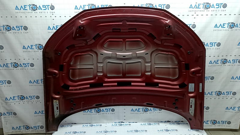 Капот голый Audi Q5 80A 18-24 алюминий, красный LY3S, сколы
