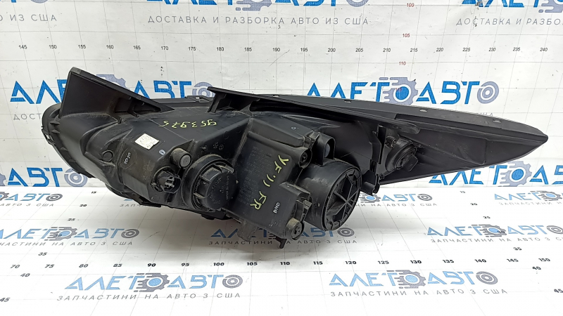 Фара передняя правая Hyundai Sonata 11-15 hybrid галоген, под полировку, паутинка, царапины
