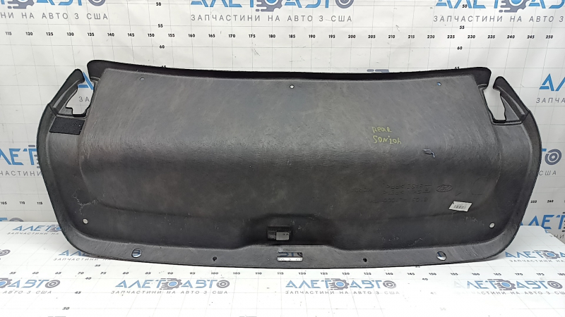 Обшивка крышки багажника Hyundai Sonata 20-23 черная, HEV