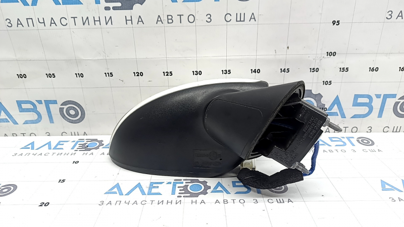 Зеркало боковое правое в сборе Hyundai Sonata 20-23 8 пинов, поворотник, подогрев, BSM, белое