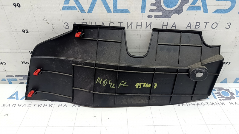 Накладка центральной консоли боковая левая передняя Mitsubishi Outlander 22-26 черная, царапины