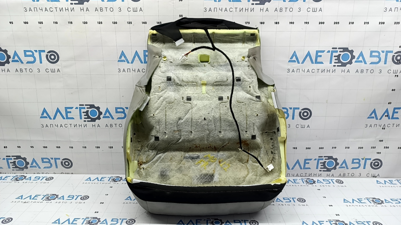 Обшивка подушки пассажирского сиденья Mitsubishi Outlander 22-24 кожа серая, с подогревом, под химчистку