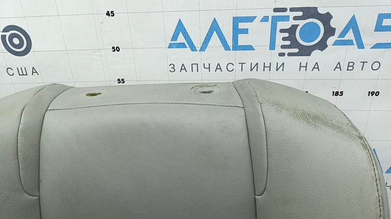 Обшивка спинки пассажирского сиденья Mitsubishi Outlander 22-24 кожа серая, с подогревом