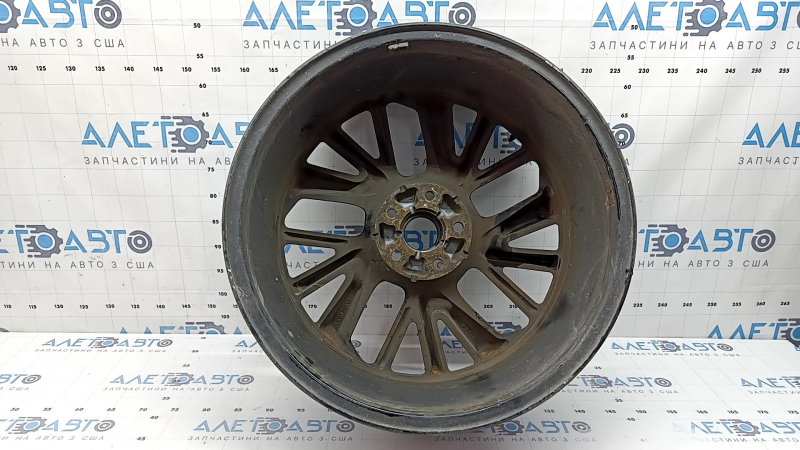 Диск колесный R20х8J ET35 Mitsubishi Outlander 22-26 черный с хромом, бордюрка