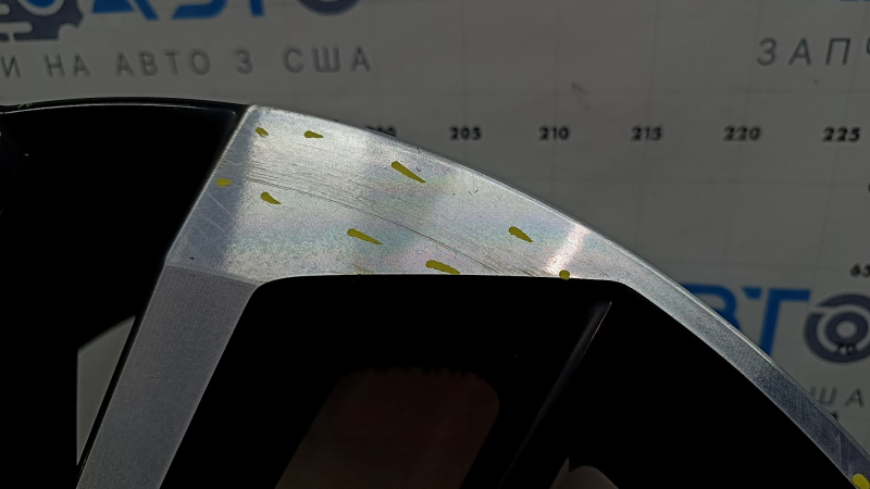Диск колесный R20х8J ET35 Mitsubishi Outlander 22-26 черный с хромом, бордюрка