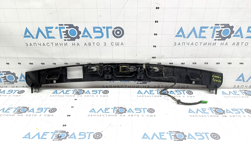 Планка подсветки номера двери багажника Land Rover Range Rover Velar 18-23 с подсветкой, кнопкой и проводкой