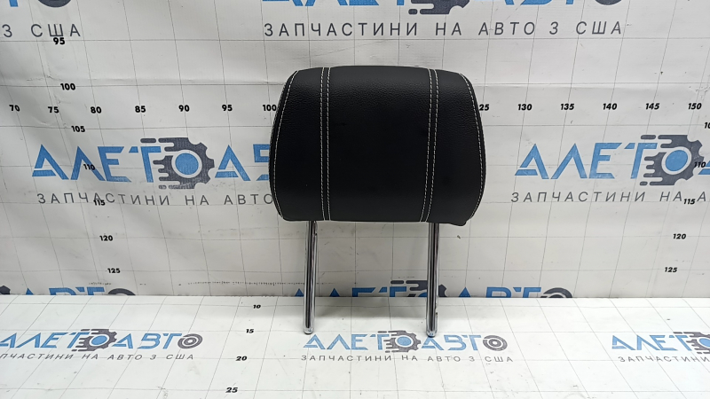 Подголовник 2 ряда левый Land Rover Range Rover Velar 18-23 кожа черная, блеая строчка