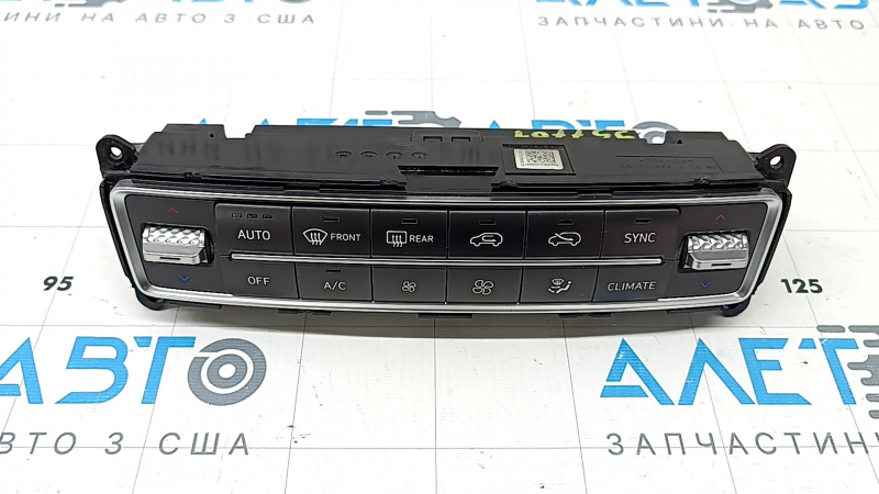 Управление климат-контролем Hyundai Santa FE 21-23 auto, графит с хром, тычка