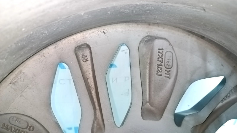 Диск колесный R17 x 7,5J 5*114,3 Honda Accord 18-22 тип 3 hybrid с резонатором 220 Hz, легкая бордюрка