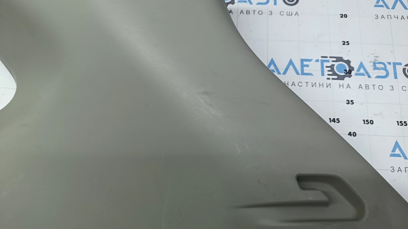Обшивка арки правая верхняя Nissan Rogue 14-20 серая, под 2 ряда, царапины, под химчистку