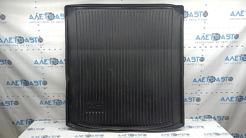 Коврик багажника резина Audi A6 C7 12-18 черный, замят