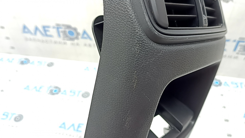 Накладка центральной консоли задняя Honda CRV 17-22 черная, с воздуховодом, потерта