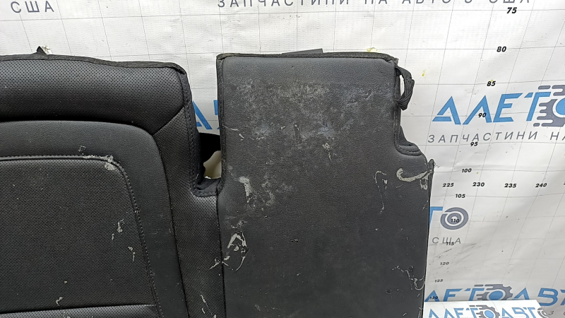Подушка заднего ряда сидений 2 ряд правая Hyundai Tucson 22-26 кожа черная, перфорация, с подогревом, пятна оплавленного пластика, под химчистку