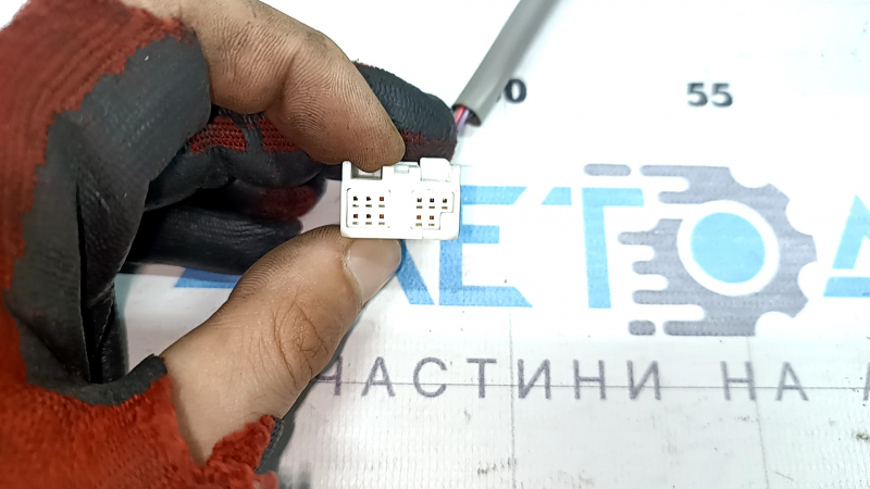 Зеркало боковое левое в сборе Toyota Prius 50 21-22 6 пинов, подогрев, BSM, без крышки